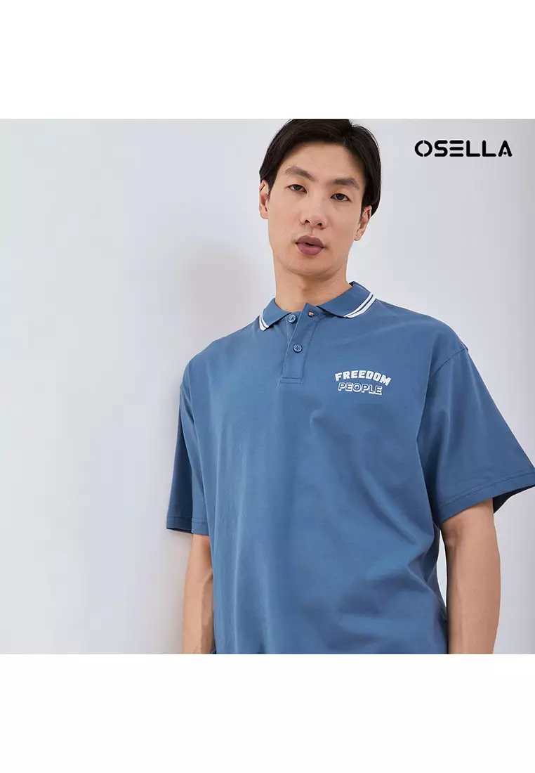 [NEW] Osella Rocky Relaxed Fit Polo Shirt 20214005 | Kaos Polo Pria