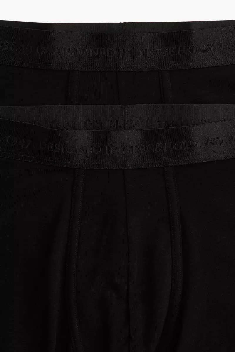 2-pack mid trunks with Lycra®