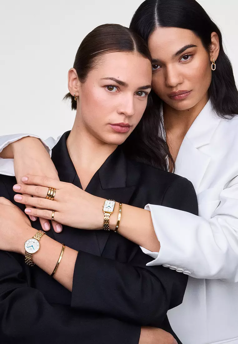 Classic Lumine 5.5mm Bracelet Gold Unisex Bracelet for women and men stainless steel crystal Bracelet DW Official Authentic Original gelang tangan perempuan lelaki DW