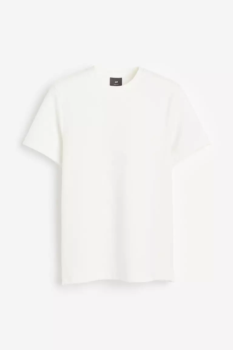 Regular Fit Ribbed T-shirt