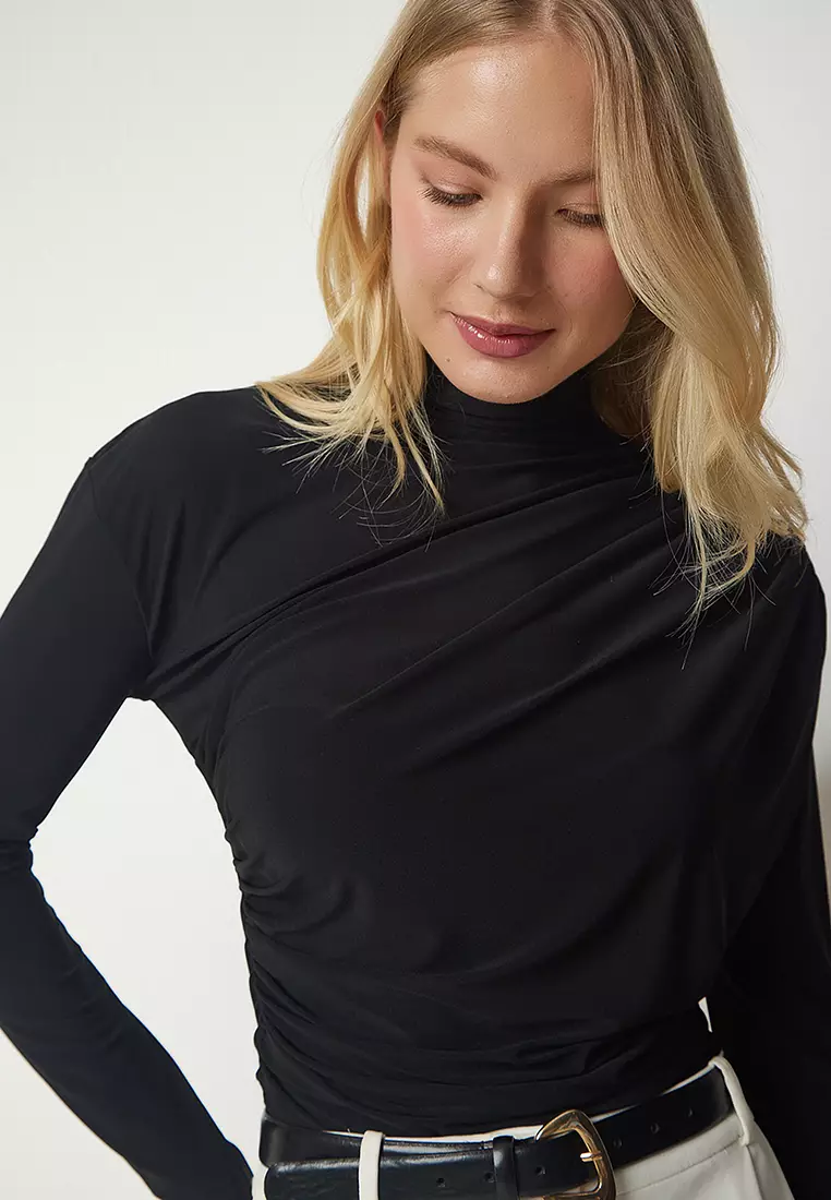 Basic Shirred Detail Blouse