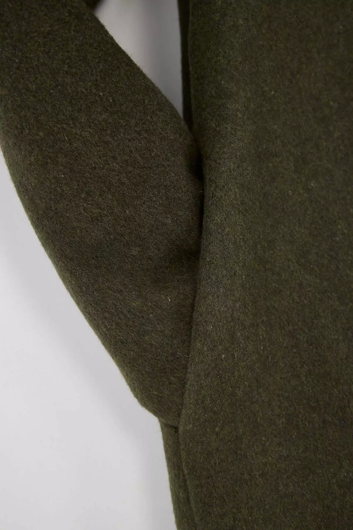 Khaki Oversize Large Size Coat Tbbaw23Kb00002