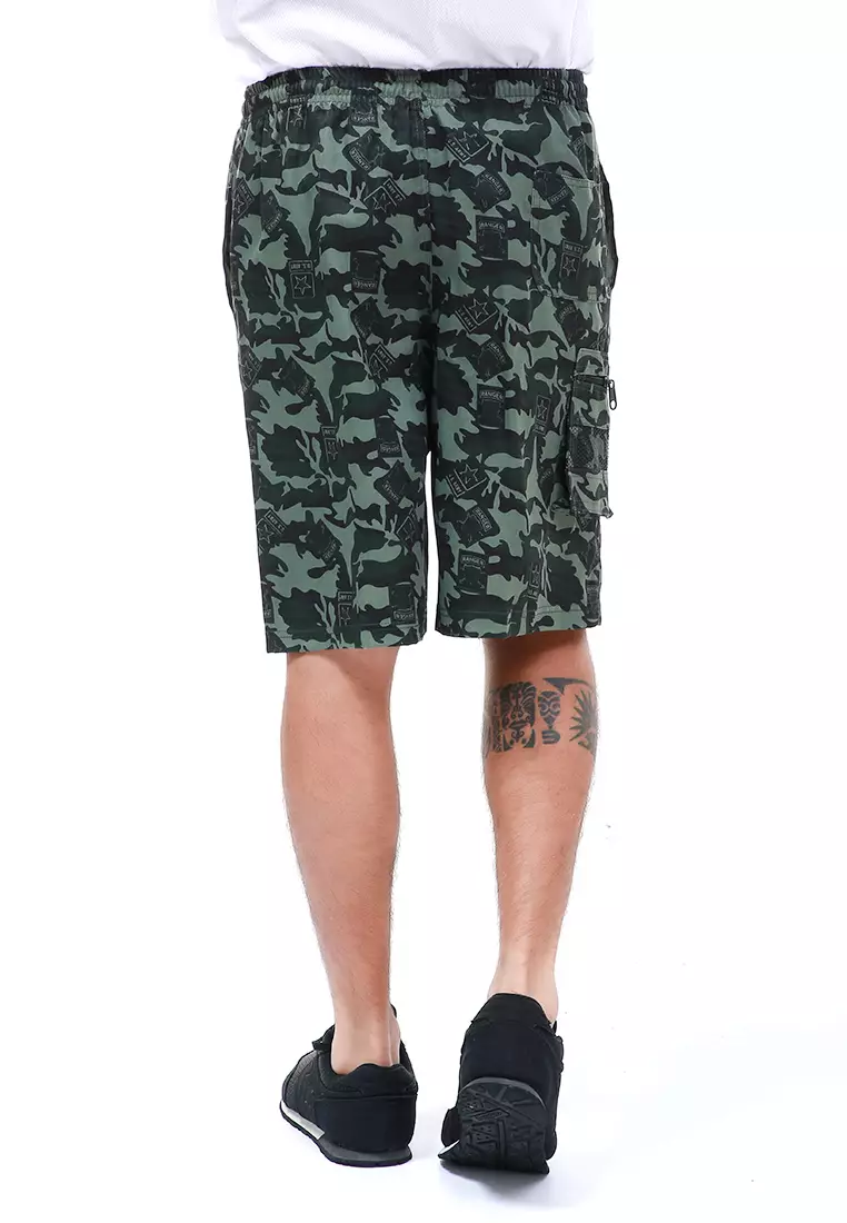 Rissham Celana Pendek Cargo Pria Army Casual Short Pants Material Twill ORIGINAL