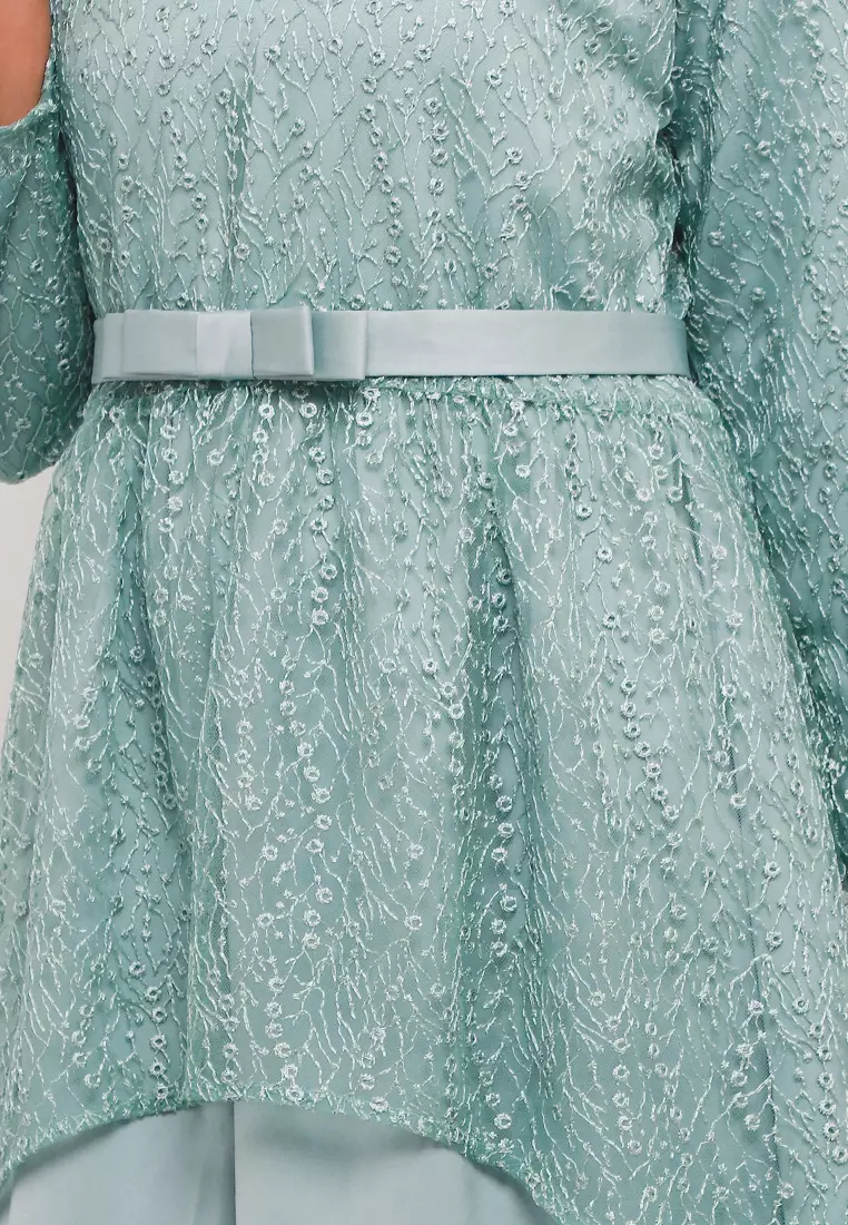 MFMW Yasemin Dress Gamis Brukat Green