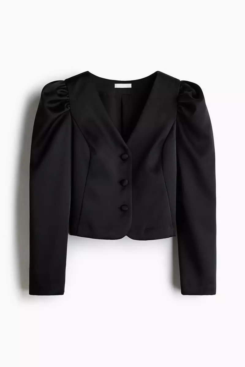 Puff-sleeved blouse
