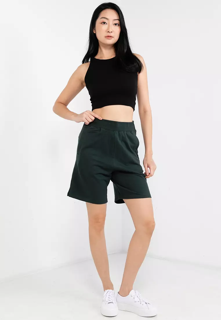 Sweat Shorts With Engineered 4 Bar