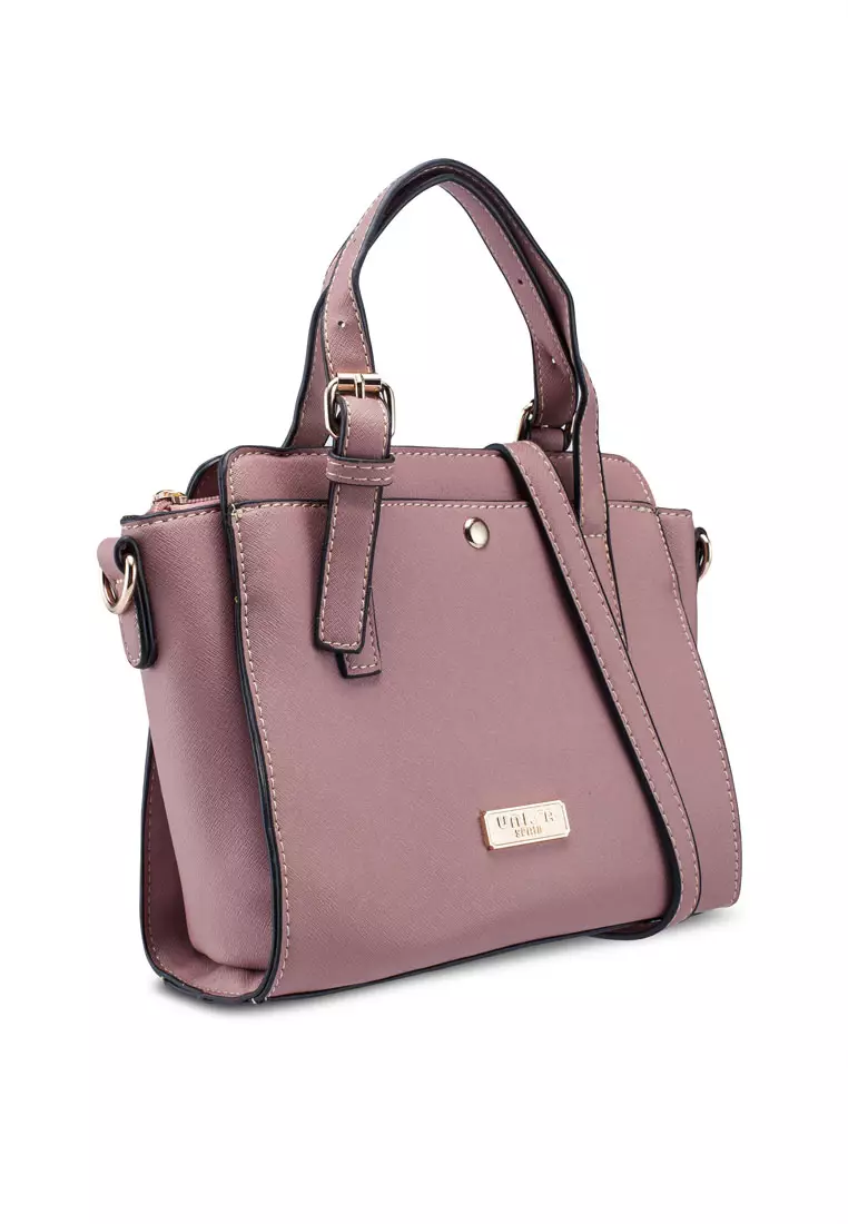 Saffiano Convertible Satchel