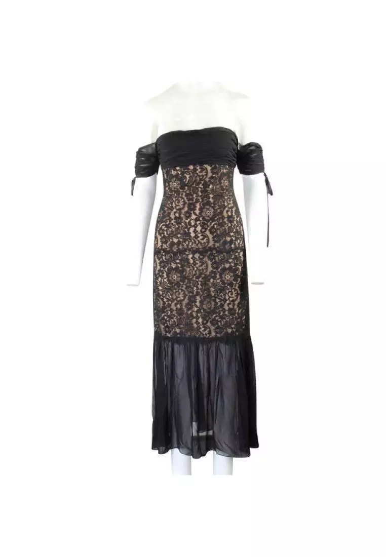 Rachel zoe shop black lace dress
