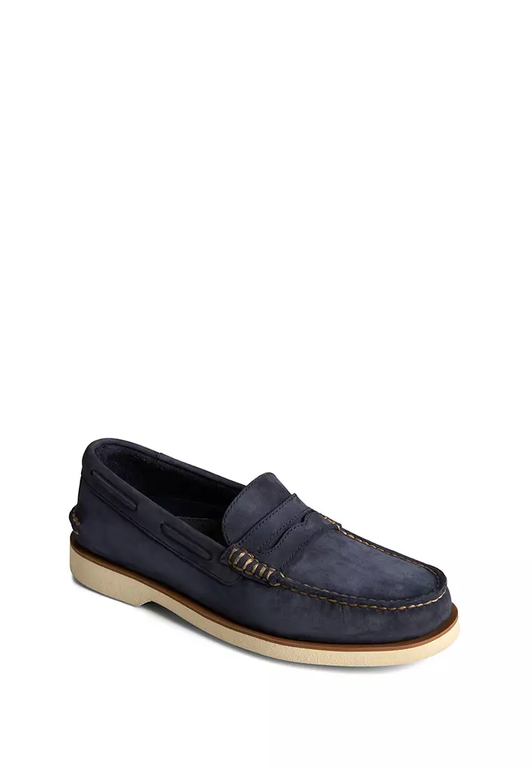 Mens blue sperry boat shoes cheap
