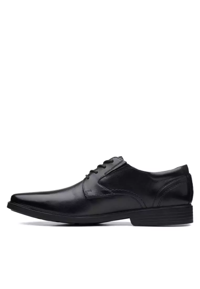 clarks mens black dress shoes