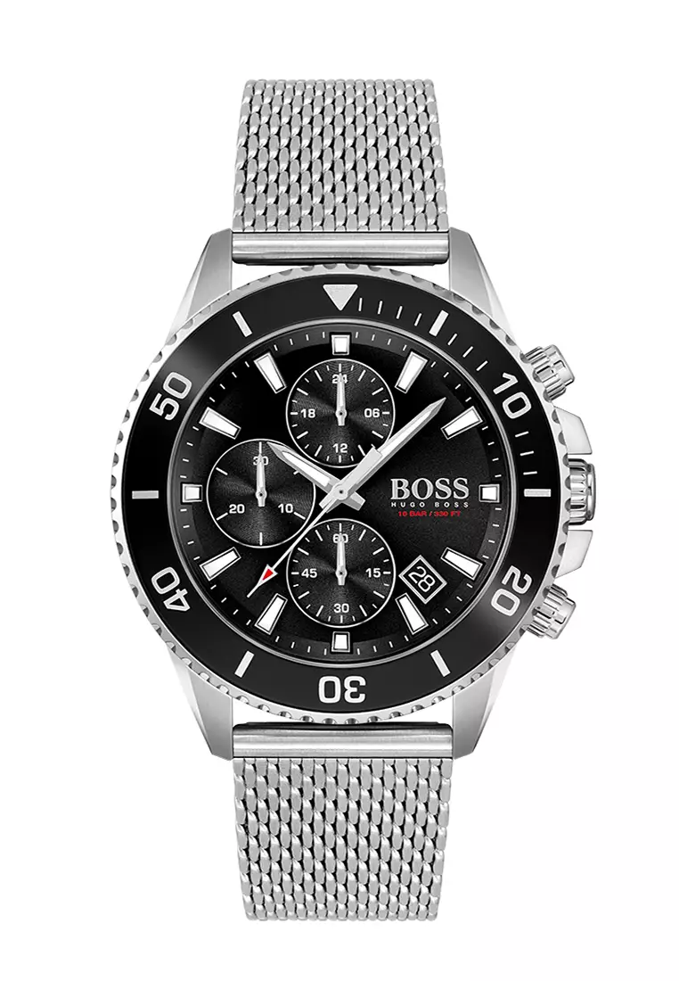 Buy Hugo Boss BOSS Admiral Black Men's Watch (1513904) 2024 Online ...