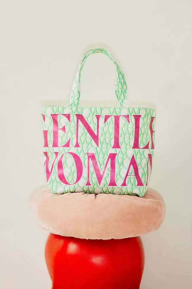 Jual GENTLEWOMAN GW Olden Days Tote Bag - Green Original