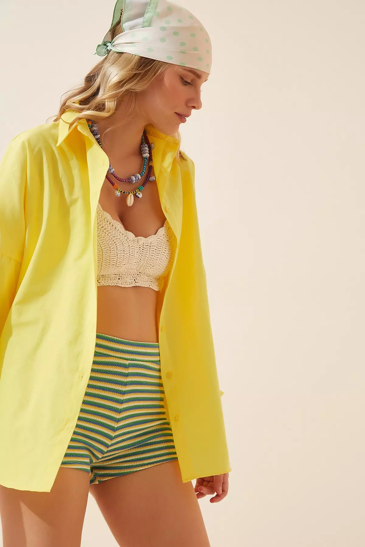 Oversize Long Basic Shirt