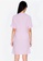 ZALORA BASICS pink Pleat Front Short Sleeve Dress D0286AA956E507GS_2