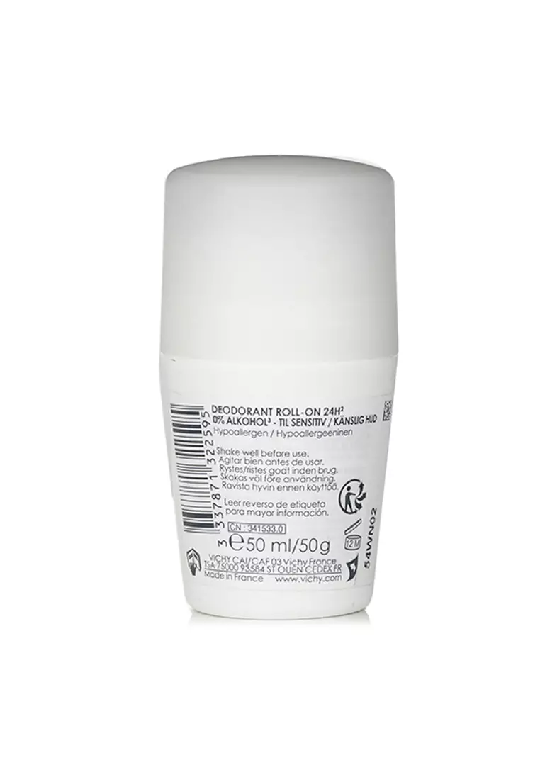 VICHY - 24Hr Deodorant Dry Touch Roll-On (For Sensitive Skin) 50ml/1.69oz