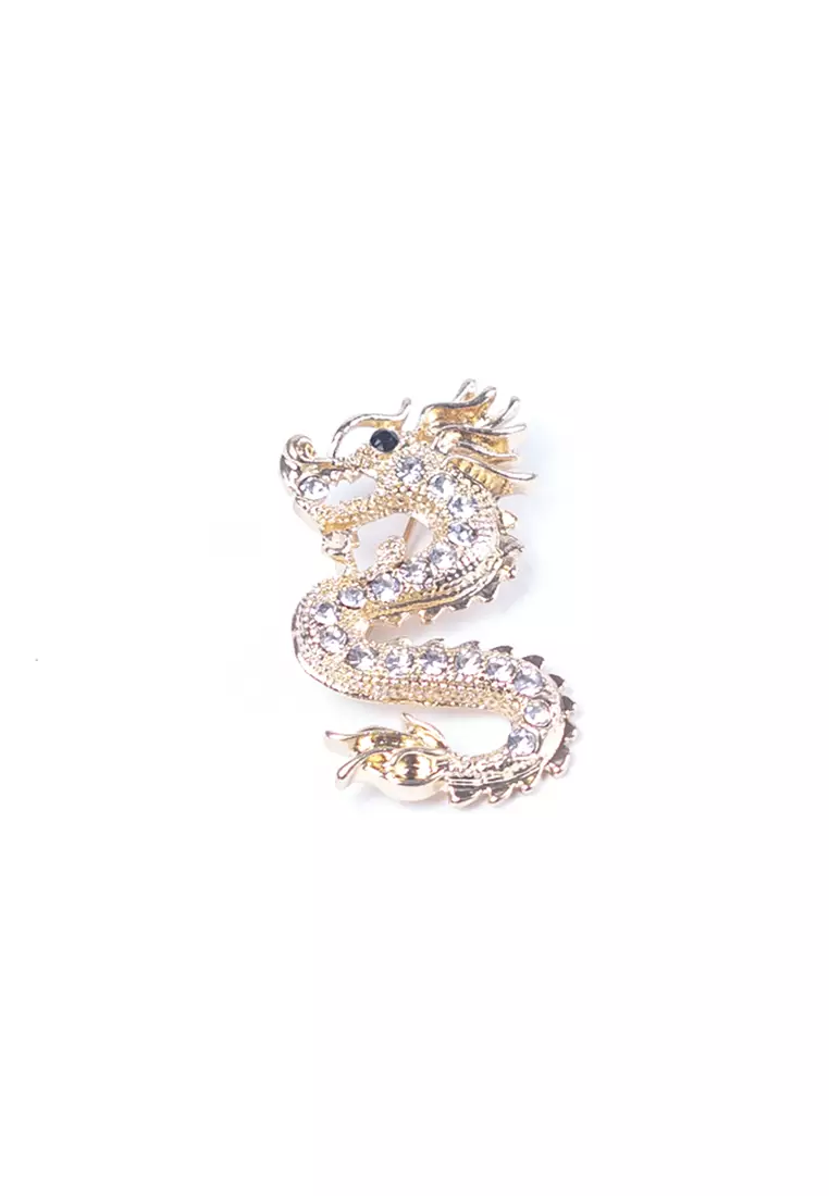 Houseofcuff lapel pin brooch bros untuk jas TUSUK GOLD CC