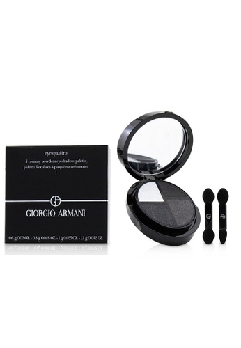 Giorgio Armani GIORGIO ARMANI - Eye Quattro 4 Creamy Powders Eyeshadow Palette - # 1 Notorious 3.6g/0.125oz F39D1BE9A3AB3DGS_1