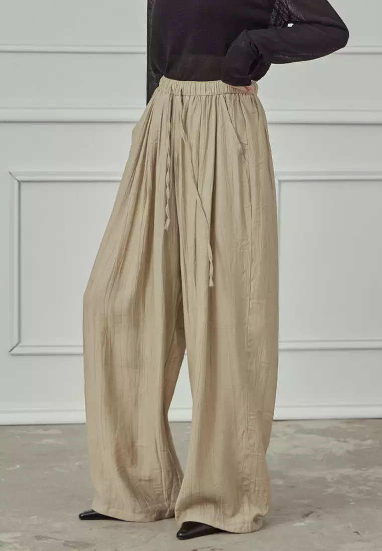 Buy X.O.X.O. Drawstring Flowy Pants Online | ZALORA Malaysia