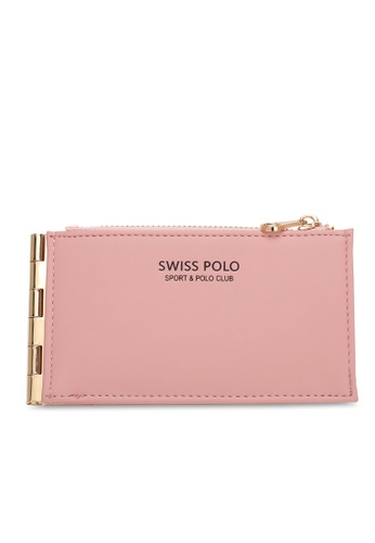 Swiss Polo pink Hinged Card Holder BC9D3ACEC16811GS_1
