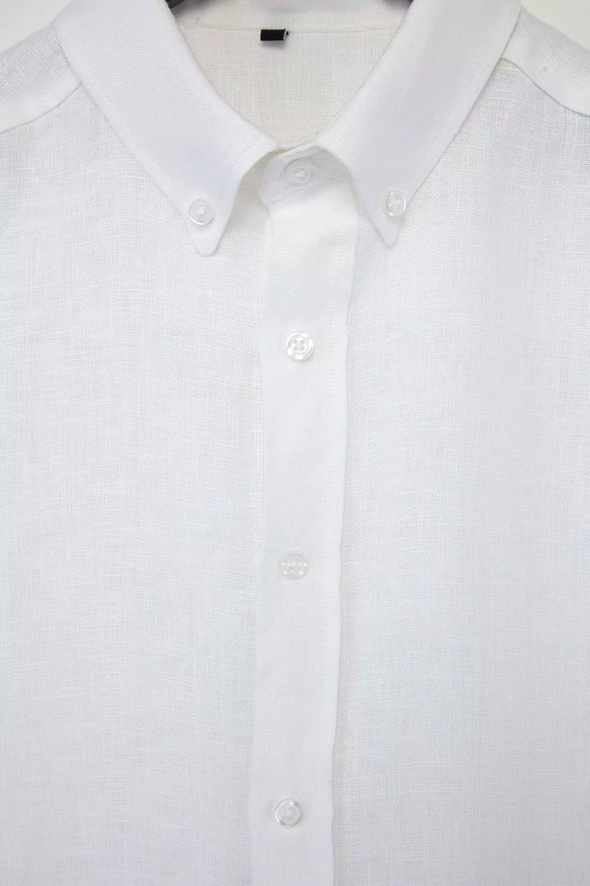 Buy Trendyol White 100% Linen Regular/Normal Men'S Shirt Tmnss26Go00039 ...