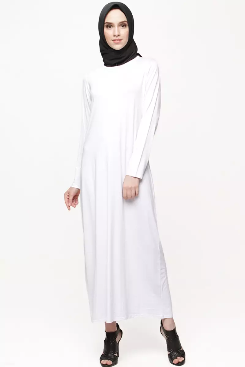 JV Hasanah Manset Gamis White | Inner Manset Gamis Rayon Adem