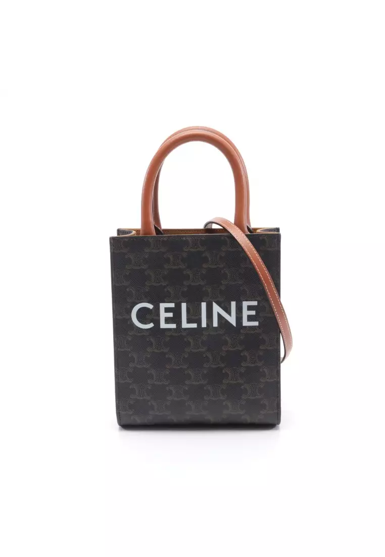 Celine Shopper Tote Cabas Python Black Leather Sale Purse Discount