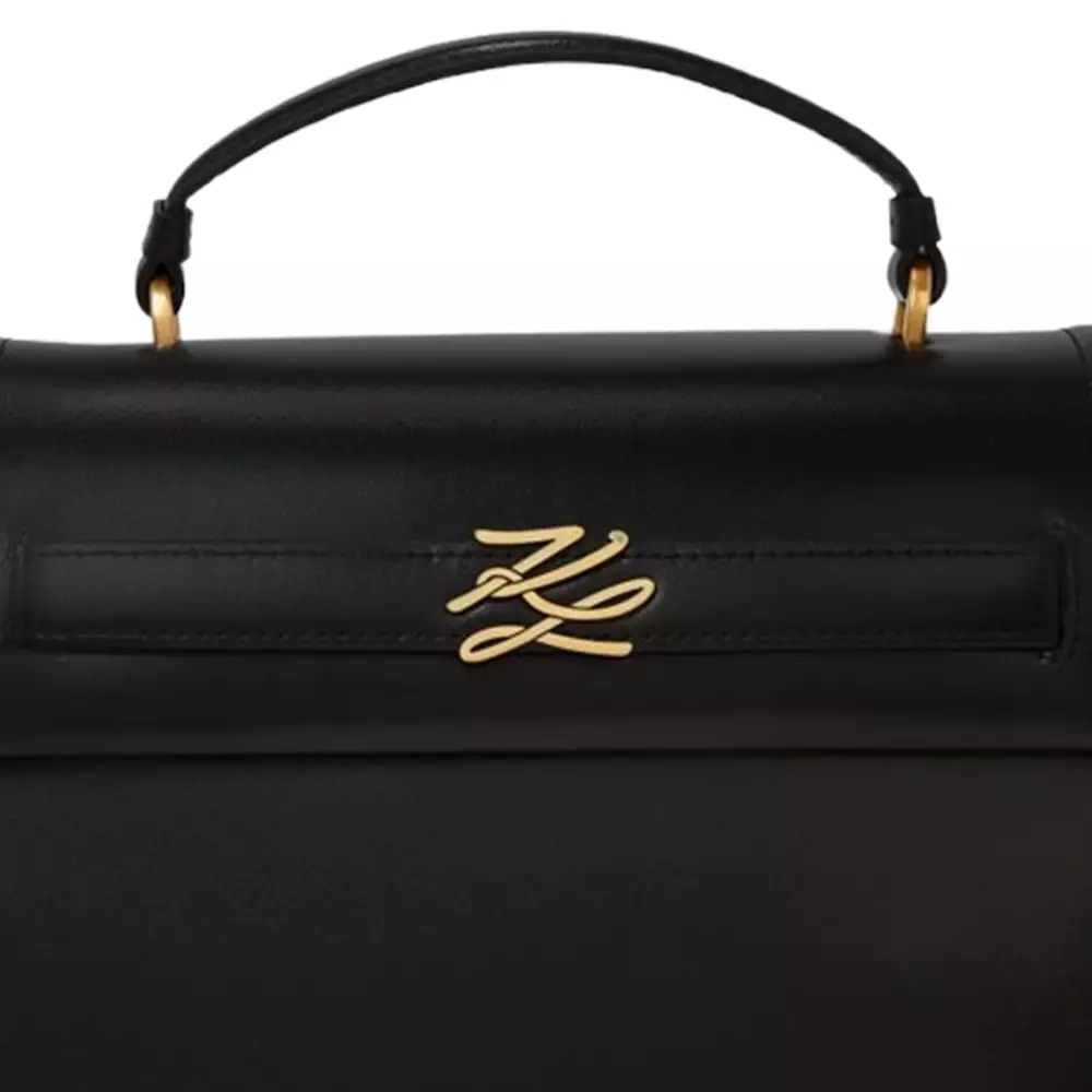 K/Autograph Top Handle Bag Black Ghw