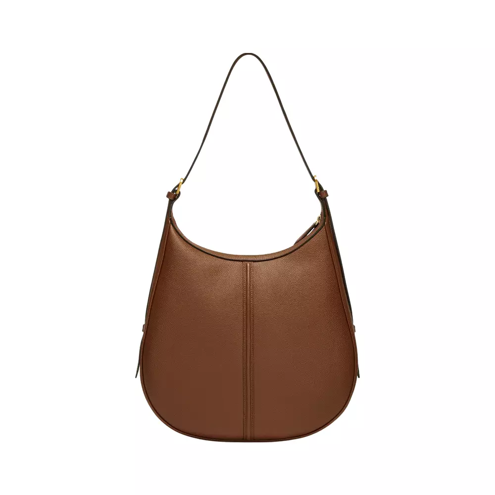 The Siena Hobo Bag Grained Tan