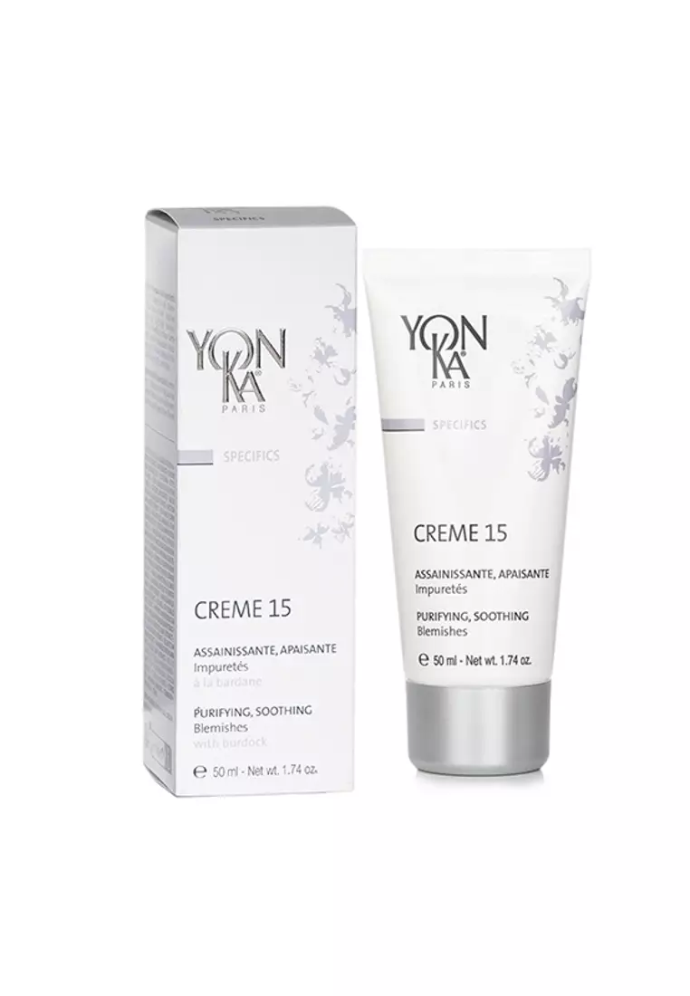 YONKA - Specifics Creme 15 With Burdock - Purifying, Soothing (For Blemishes) 50ml/1.74oz