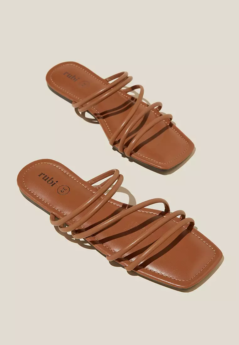 Strappy slides online