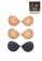 Kiss & Tell black and beige 3 Pack Lexi Thick Push Up Stick On Nubra in 2Nude and 1Black Seamless Invisible Reusable Adhesive Stick on Wedding Bra 隐形聚拢胸 1F297US4841DB7GS_1