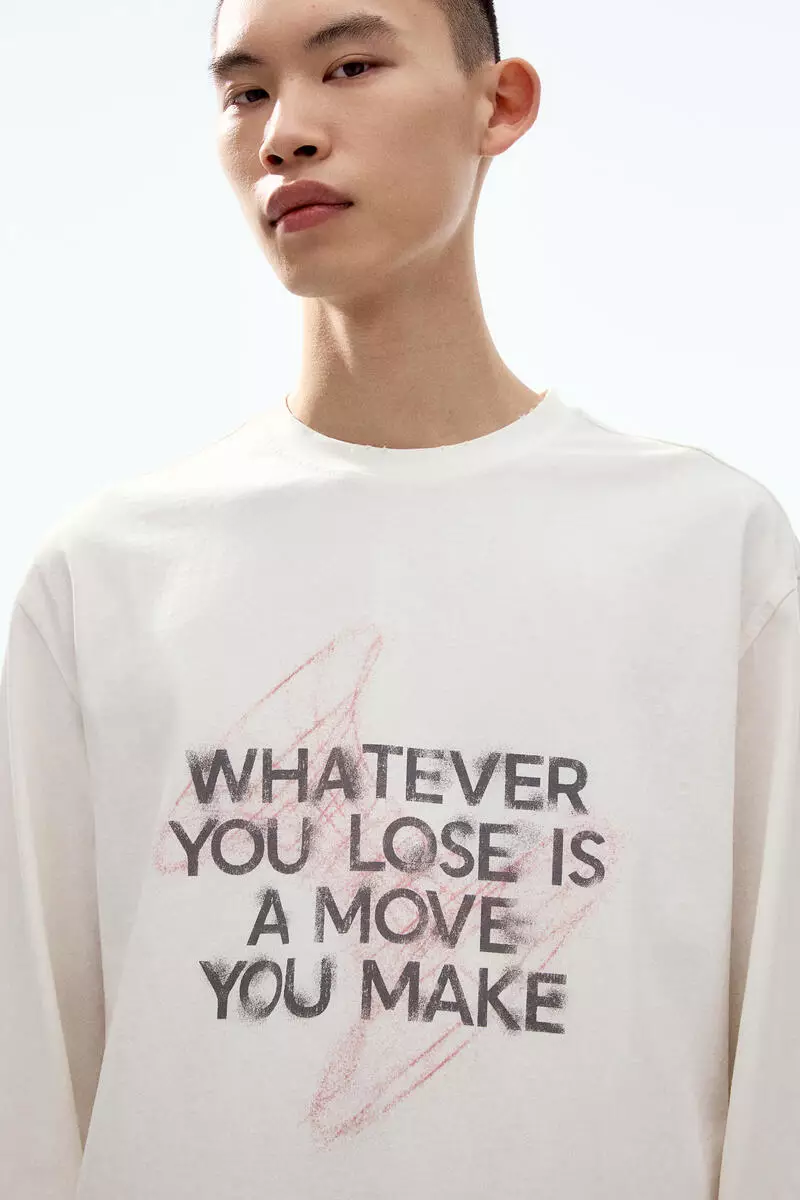 Loose Fit Long-sleeved T-shirt