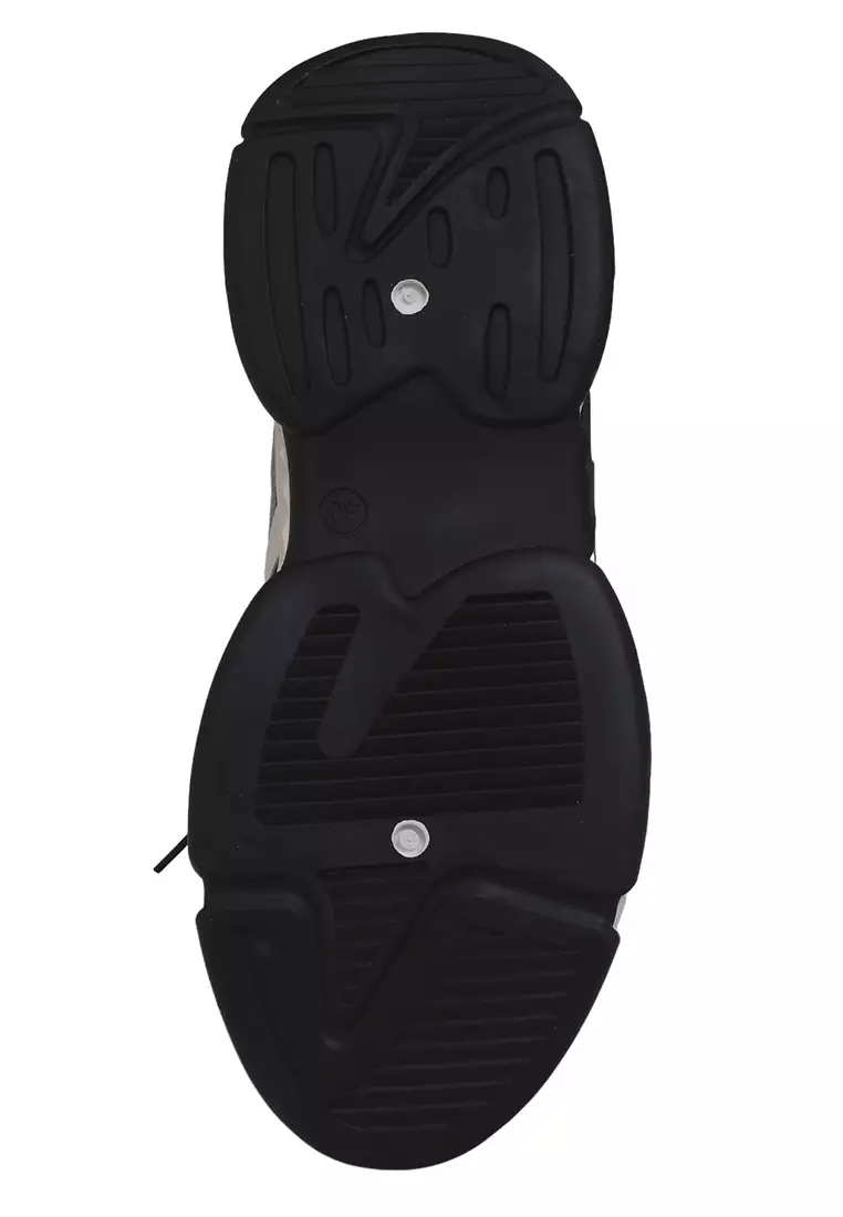 Anando Sepatu Sneakers Tali Pria Stylish Design Casual Sport Shoes Material Mesh ORIGINAL - Black Green