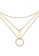 ELLI GERMANY gold Necklace Layer Circle Pendant Twisted Timeless Trend Blogger Gold Plated 99D44AC58A132EGS_3