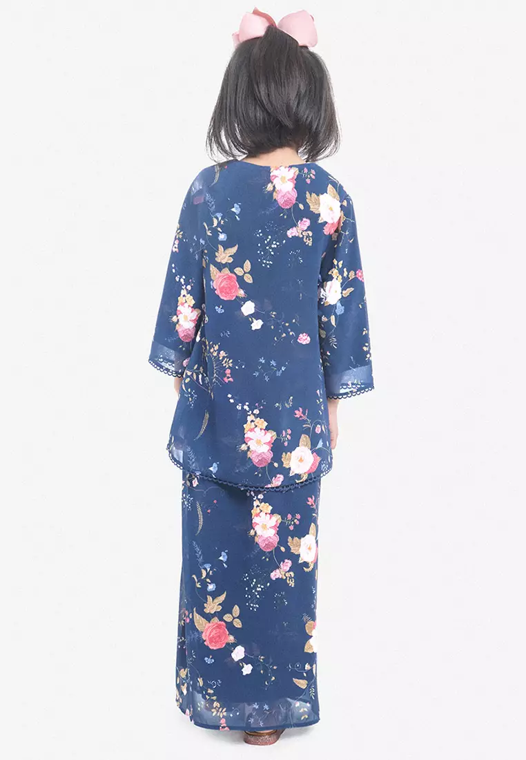 KIDS Duyong Set - Navy Garden
