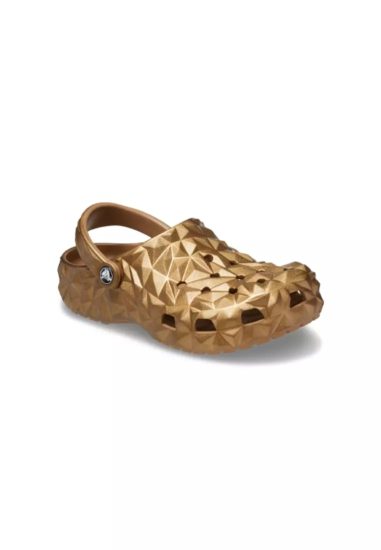 Discount on Crocs  shoes - SKU: Classic Metallic Geometric Clog