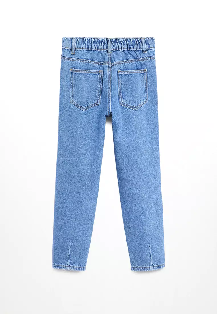 Waist Straight Slouchy Jeans