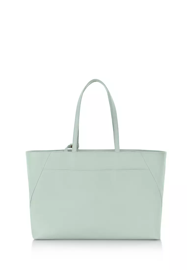VALERIE TOTE + 14.1" LAPTOP SLV - ICEBERG GREEN