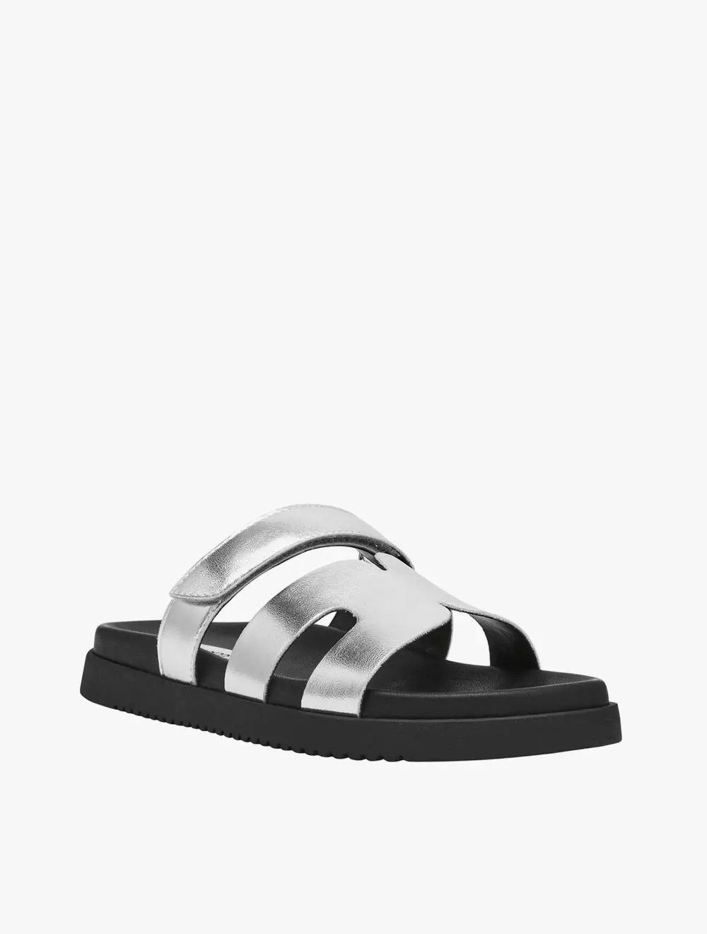 Steve Madden MISSILE Women's Flat Sandals - Silver