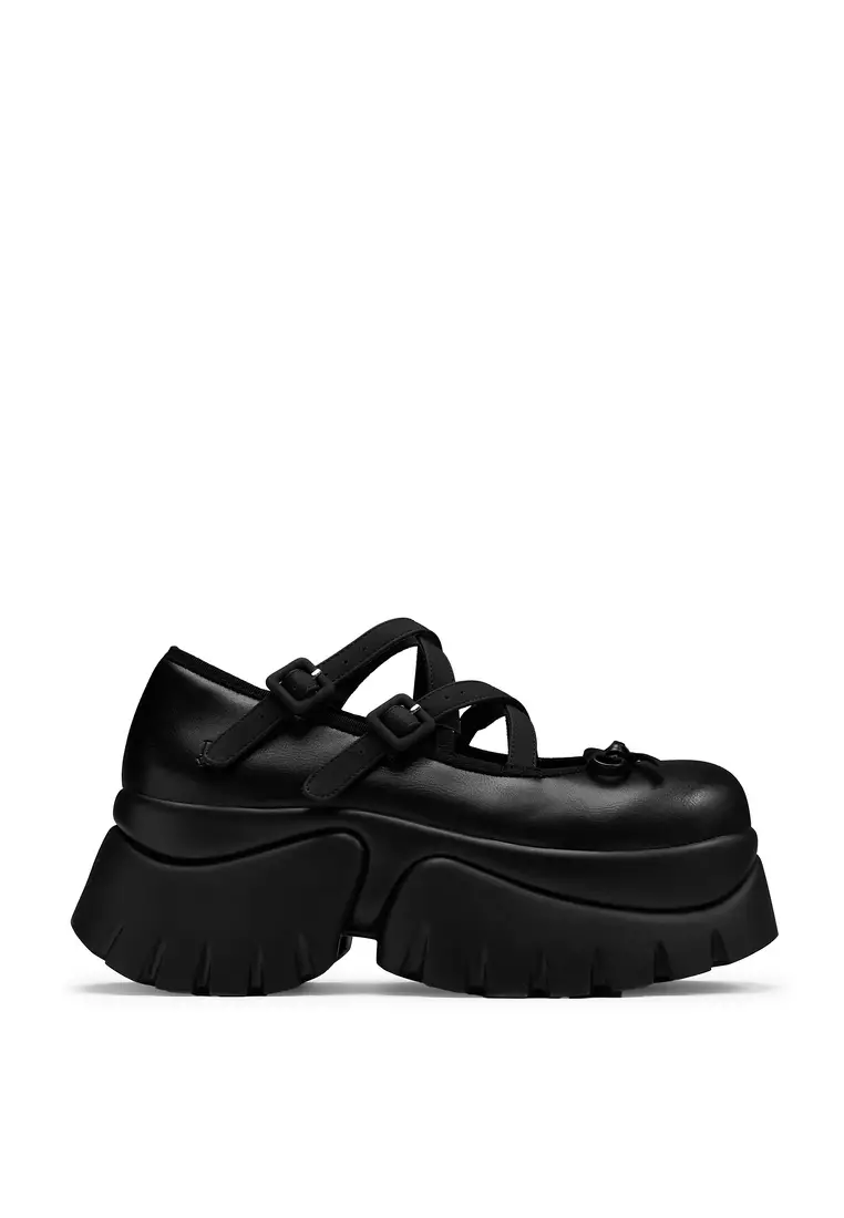 Discount on Koi Footwear  shoes - SKU: Margot Monster Platform Mary Janes - Black