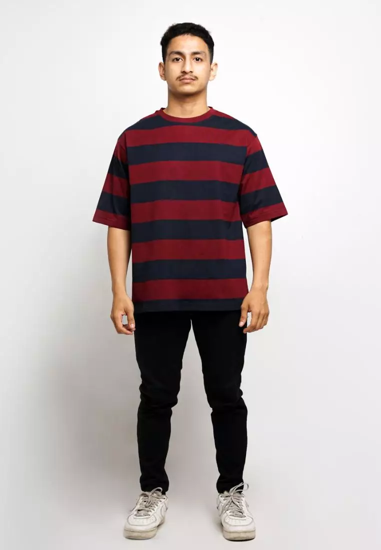 MATSUDA Kaos Oversize 20s Stripe Heavyweight Maebashi