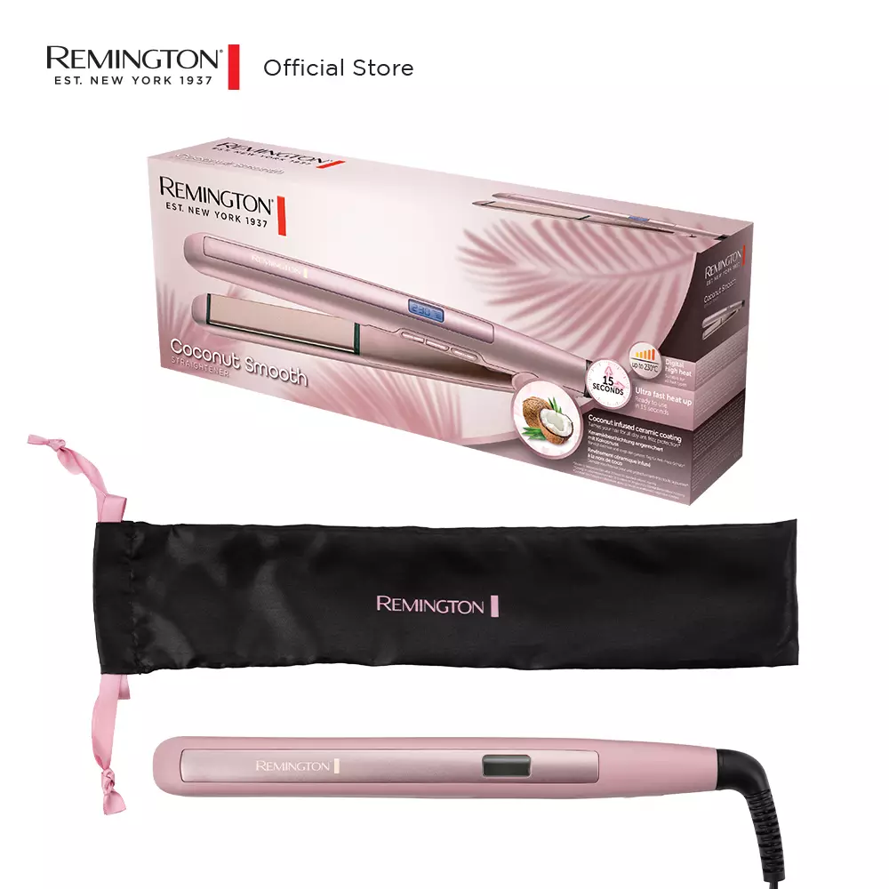 Remington Catokan Pelurus Rambut Coconut Smooth S5901