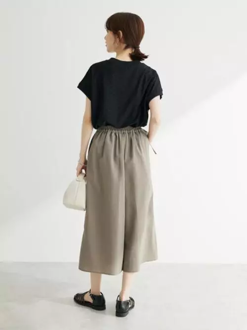 Green Parks - Haneuri Gaucho Pants Dark Beige