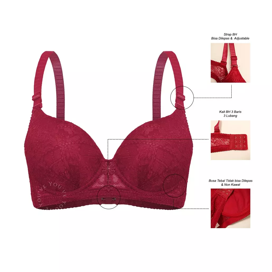 You've (YouHave) BH Bra Set Pakaian Dalam Wanita 000516