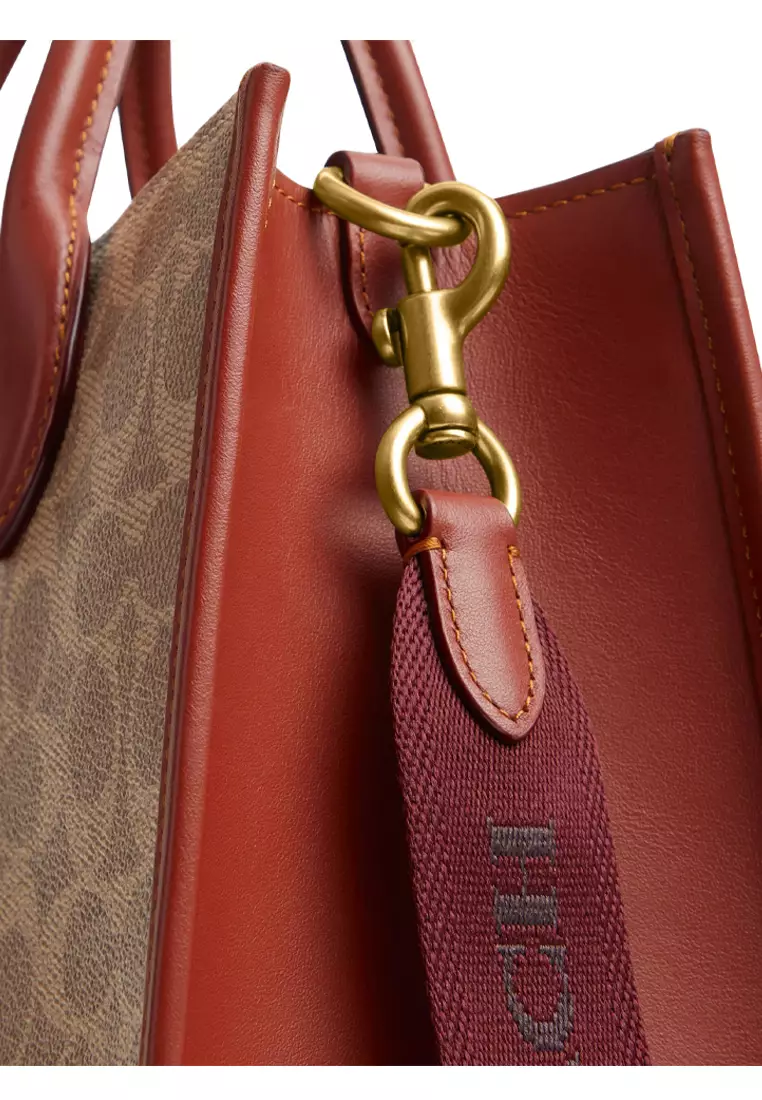 Buy COACH Coach Ace Tote Bag 26 In Signature Canvas - Brown 2026