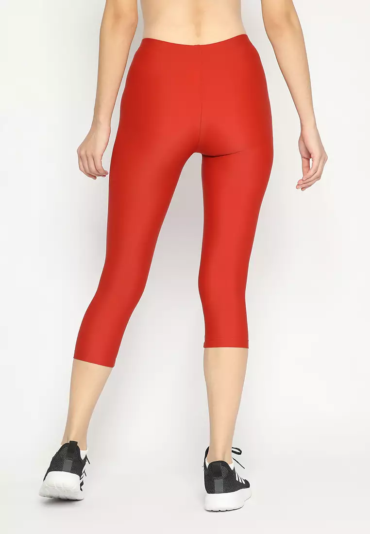 Legging Basic Capris - Legging 7/8 Wanita - Brick