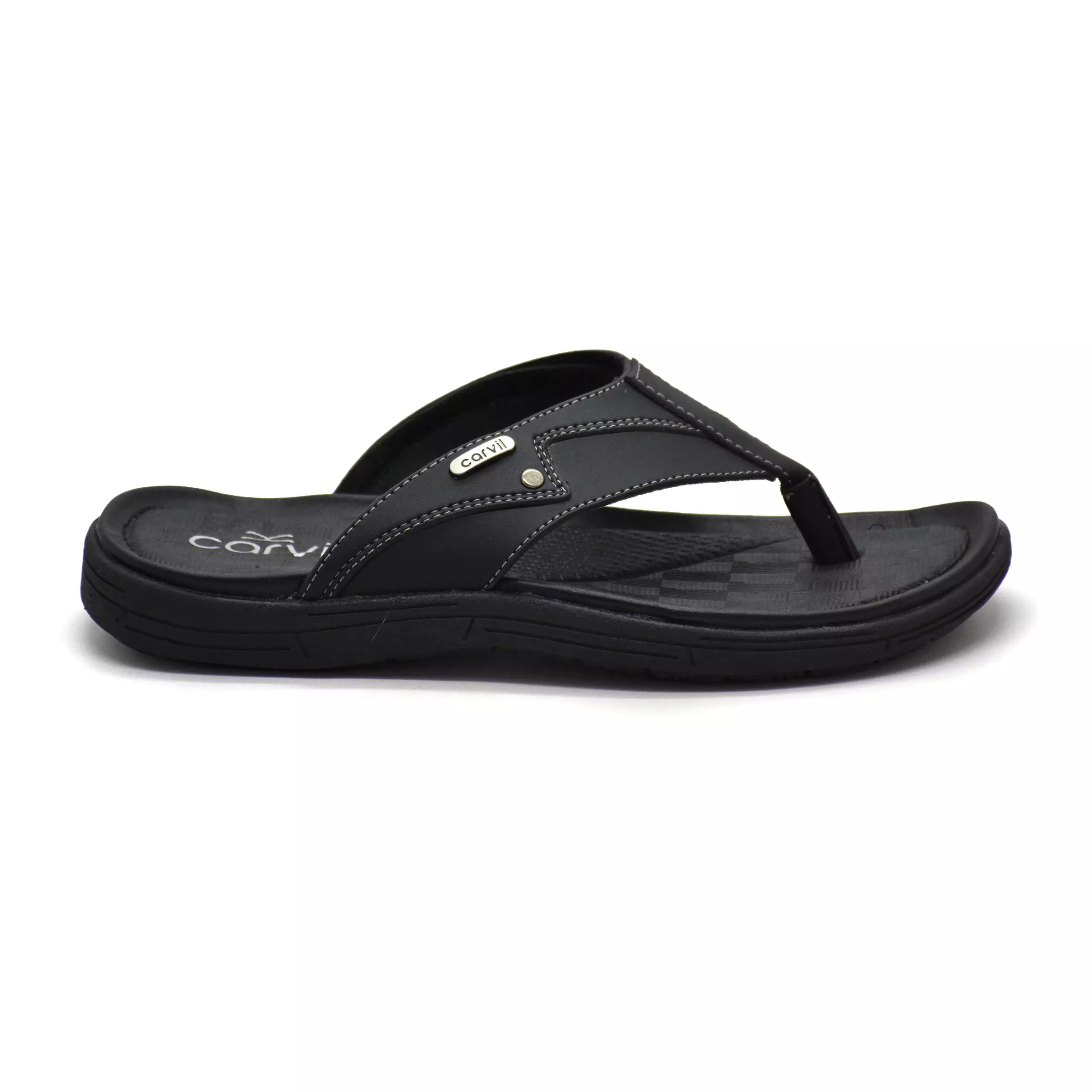 Carvil Sandal Pria Everton-01 M Black