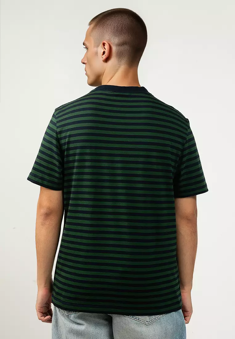 Monogram Logo Stripe Relaxed T-Shirt - Calvin Klein Jeans