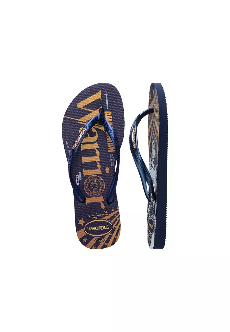  Slim Wonder Woman Warner Classics Flip Flops