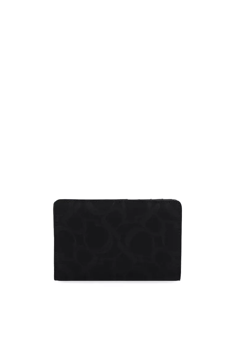Black Carlo GEO Nylon 2-Fold Wallet